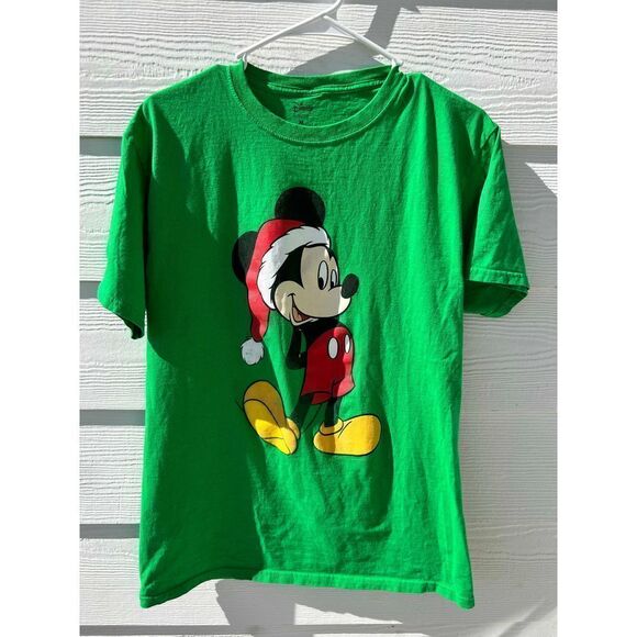 Disney Mickey Mouse ugly Christmas T-shirt size M - Picture 2 of 5